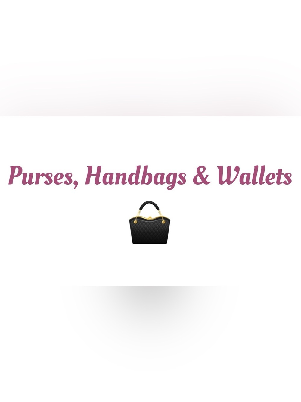 Purses, Handbags & Wallets